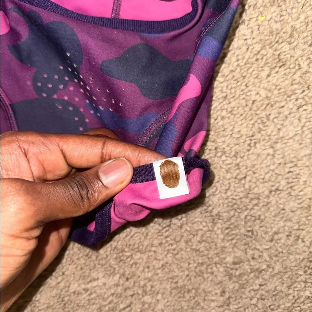 Kids Swim Hood - Purple and Pink Camo